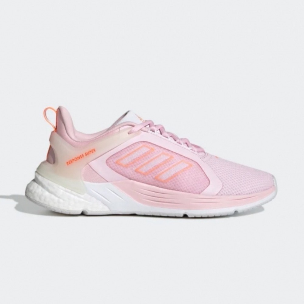 Adidas Response Super 2.0 Kids Pink Orange Running Shoes H02028 Size 7 NEW